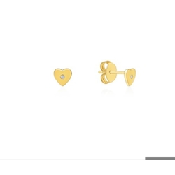 Pendientes corazón mini - Imagen 2