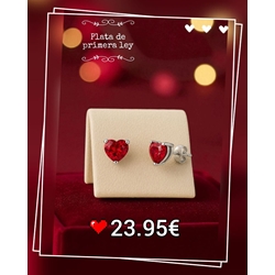 Pendientes corazón - Imagen 1