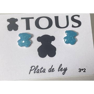 Pendientes de Tous Nácar azul - Imagen 1