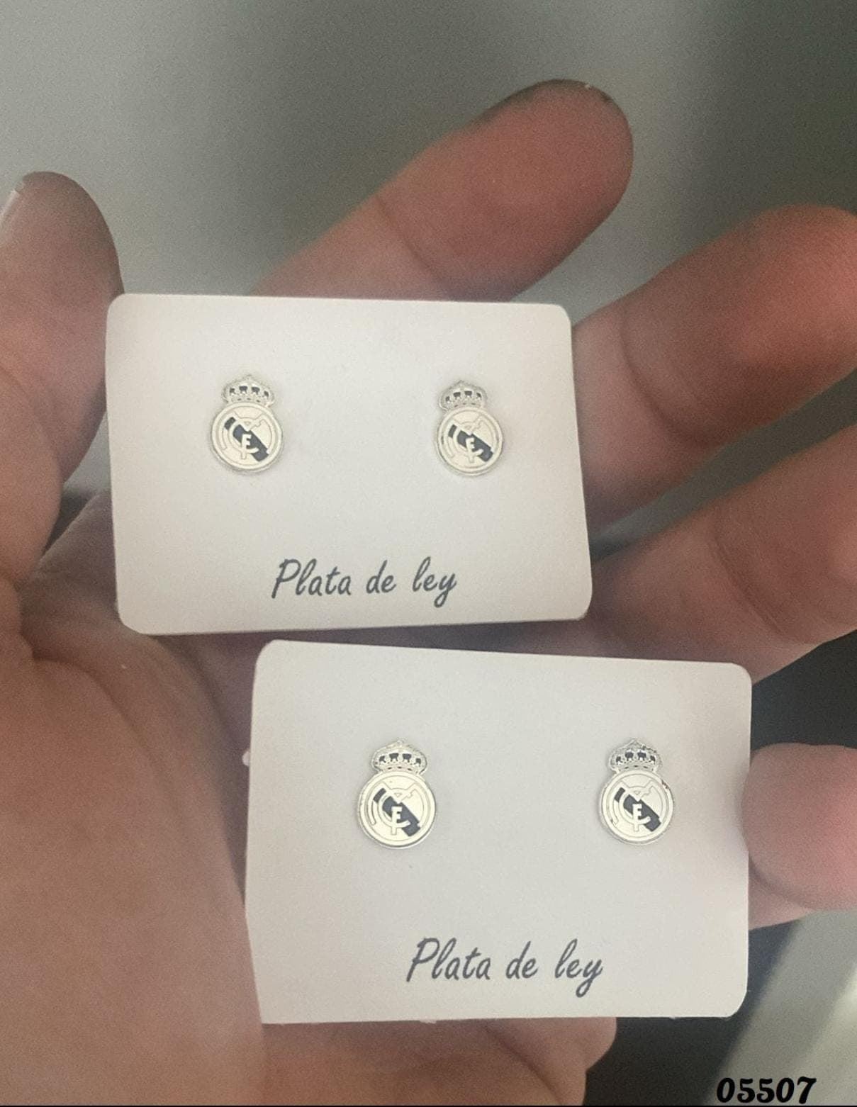Pendientes escudo R. Madrid - Imagen 1