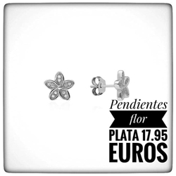 Pendientes flor Swarovski - Imagen 1