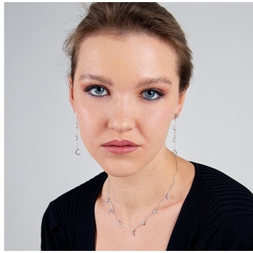 Pendientes luna y estrella polar - Imagen 2