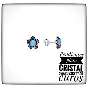 Pendientes margarita Swarovski - Imagen 1