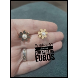 Pendientes margarita - Imagen 1