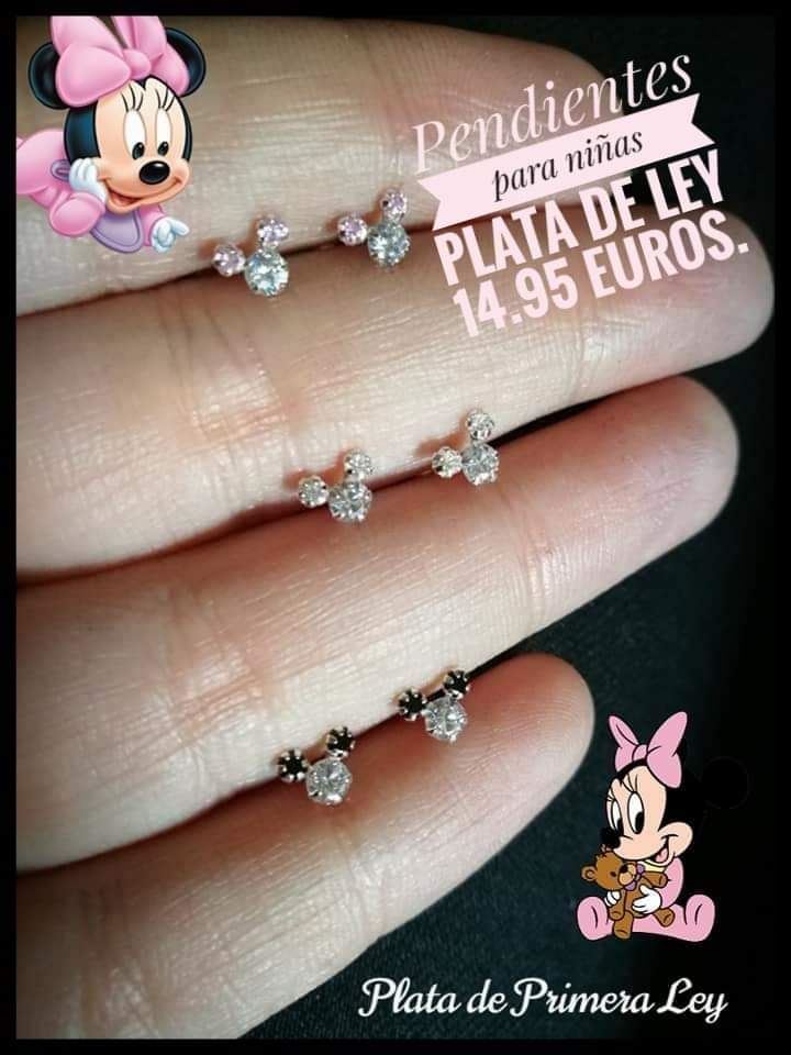 Pendientes Minnie niña - Imagen 1