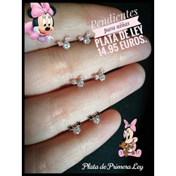 Pendientes Minnie niña - Imagen 1