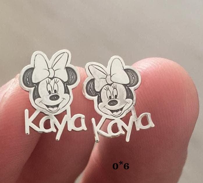 Pendientes Minnie personalizados - Imagen 1