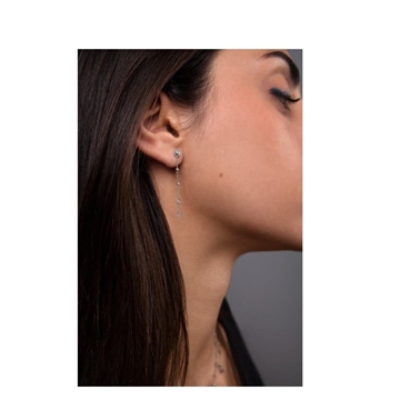 Pendientes notas musicales plata de 1° Ley - Imagen 1