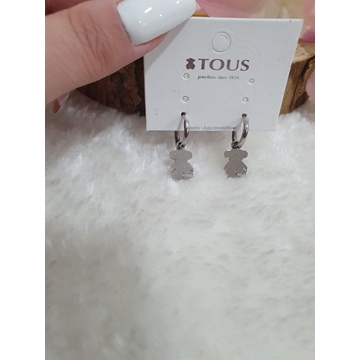 Pendientes osito Tous con aro - Imagen 1
