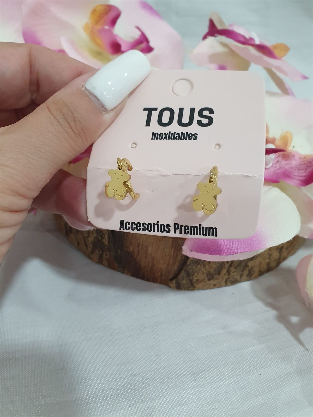 Pendientes osito Tous con aro - Imagen 2