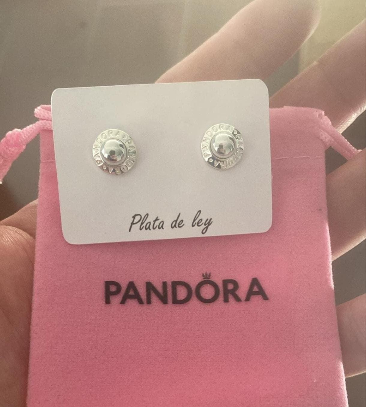 Pendientes Pandora con circonita plata de ley - Imagen 1