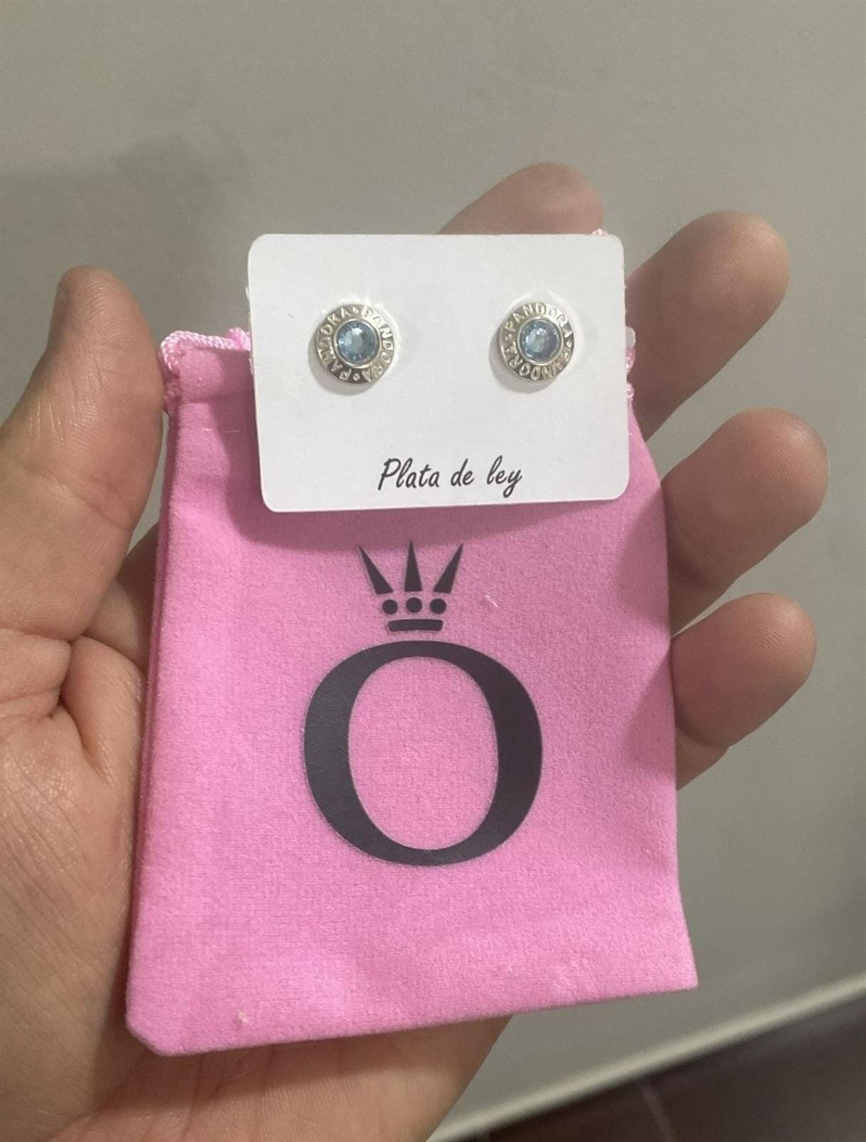 Pendientes Pandora con circonita plata de ley - Imagen 3