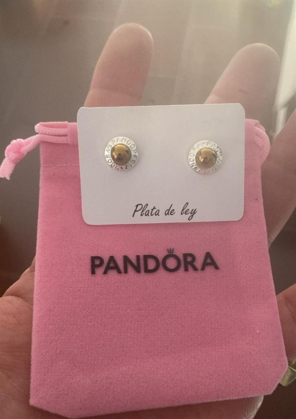 Pendientes Pandora con circonita plata de ley - Imagen 4