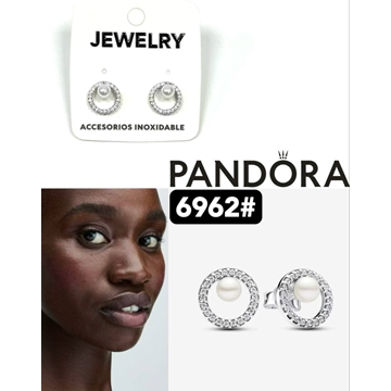 Pendientes Pandora con perlas - Imagen 1