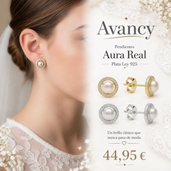 Pendientes princesa real comunión - Imagen 1