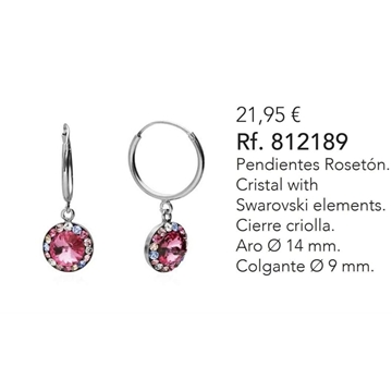 Pendientes rosetón - Imagen 1