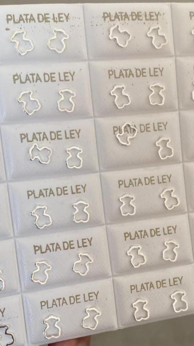 Pendientes silueta Tous plata de ley - Imagen 1