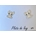 Pendientes Stich plata de ley - Imagen 1
