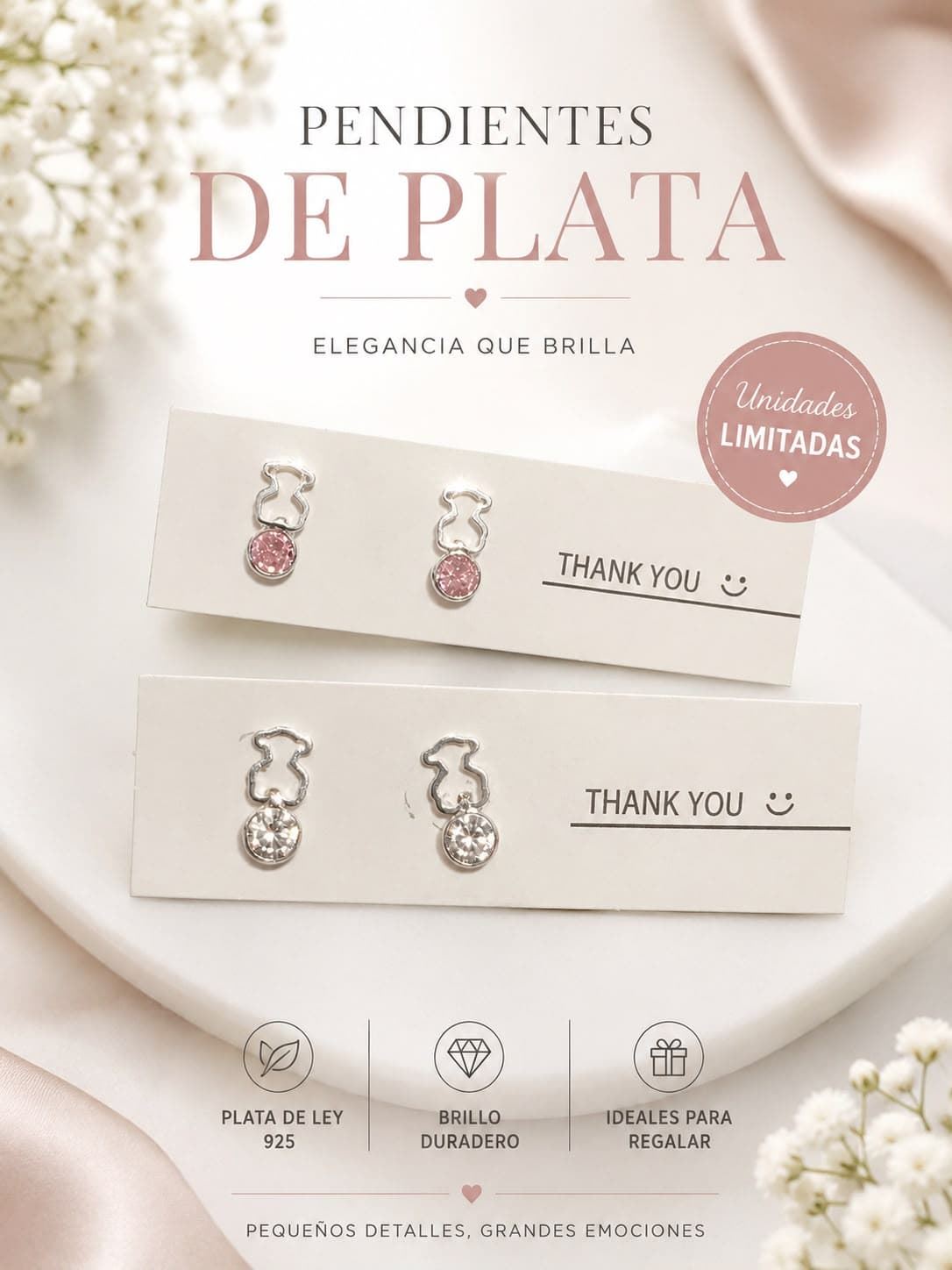 Pendientes Tous con circonita - Imagen 1