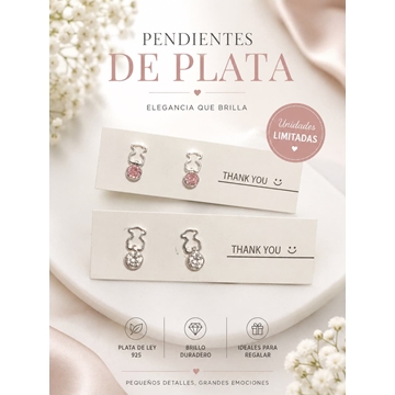 Pendientes Tous con circonita - Imagen 1