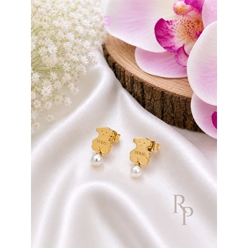 Pendientes Tous con perlas - Imagen 1