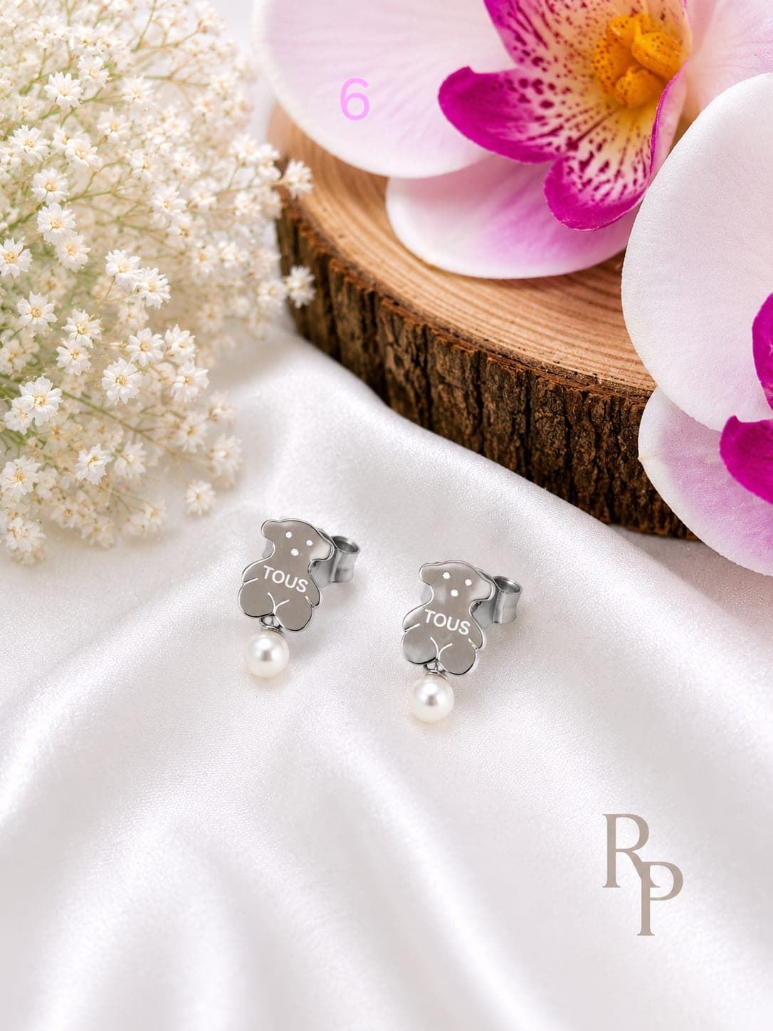 Pendientes Tous con perlas - Imagen 2