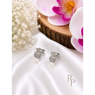 Pendientes Tous con perlas - Imagen 2