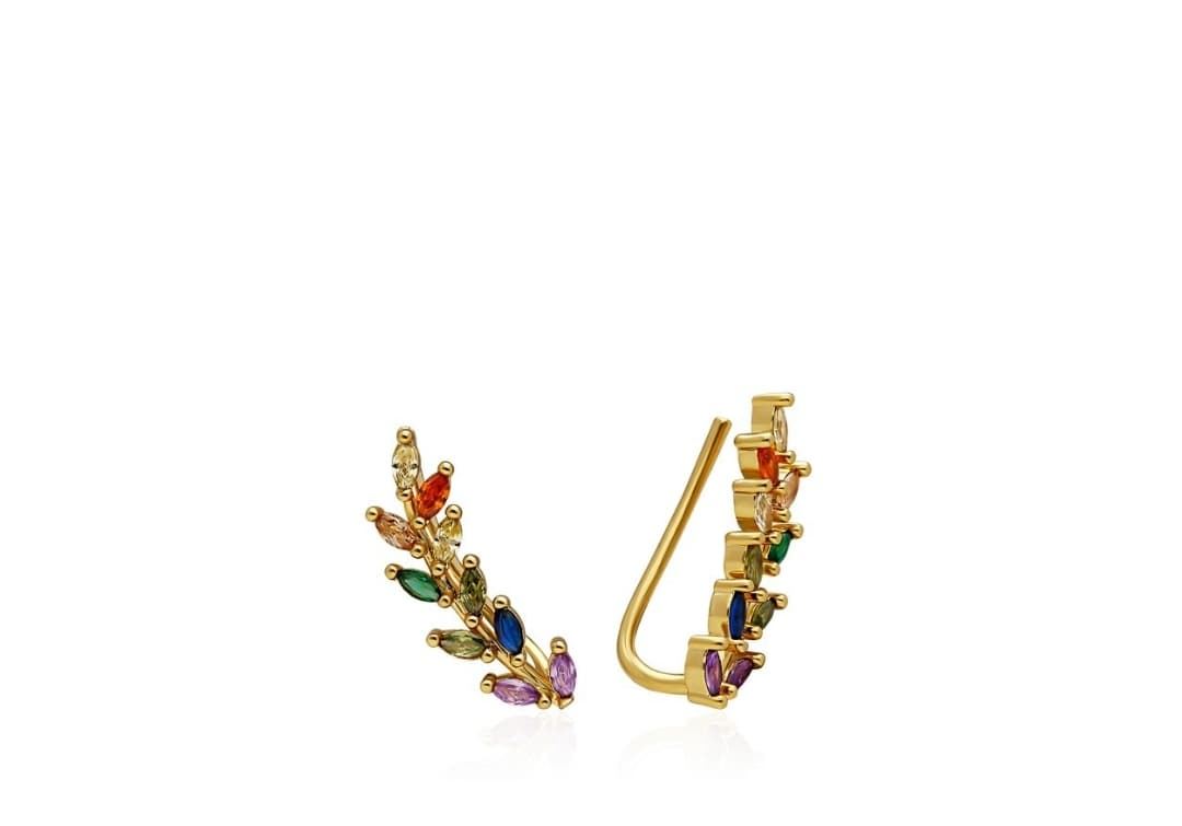 Pendientes trepadores multicolor - Imagen 1