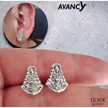 Pendientes virgen del Rocío - Imagen 1