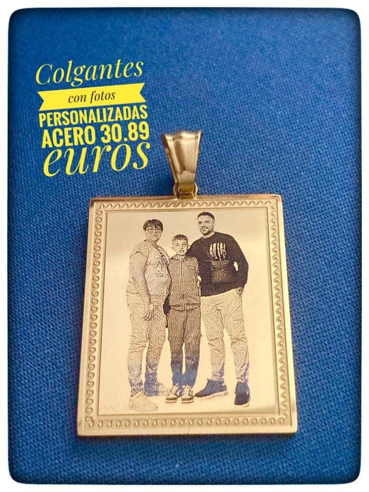 Placa con fotograbado personalizado - Imagen 1