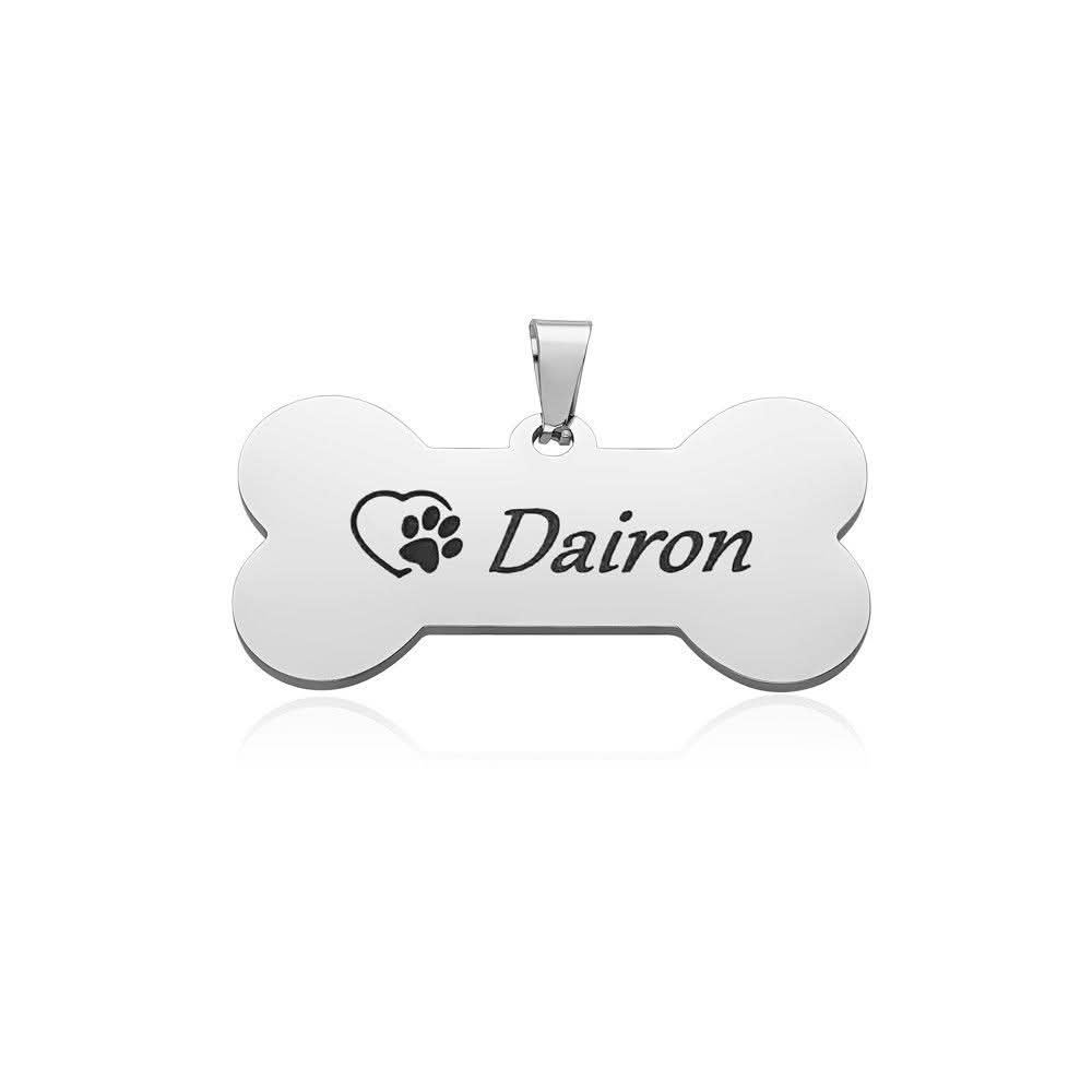 Placa personalizada en forma de huevo para perro - Imagen 2