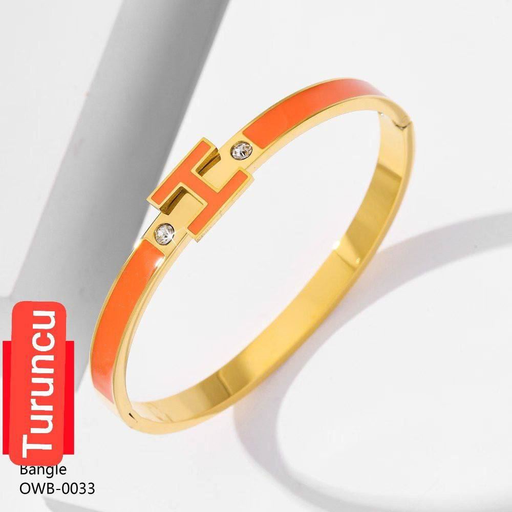 Pulsera brazalete Hermes - Imagen 4