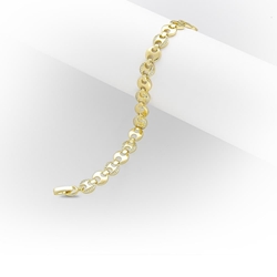 Pulsera círculos  filled gold - Imagen 1