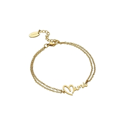 Pulsera corazón mamá acero - Imagen 2