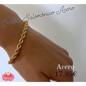 Pulsera cordón salomónico - Imagen 1