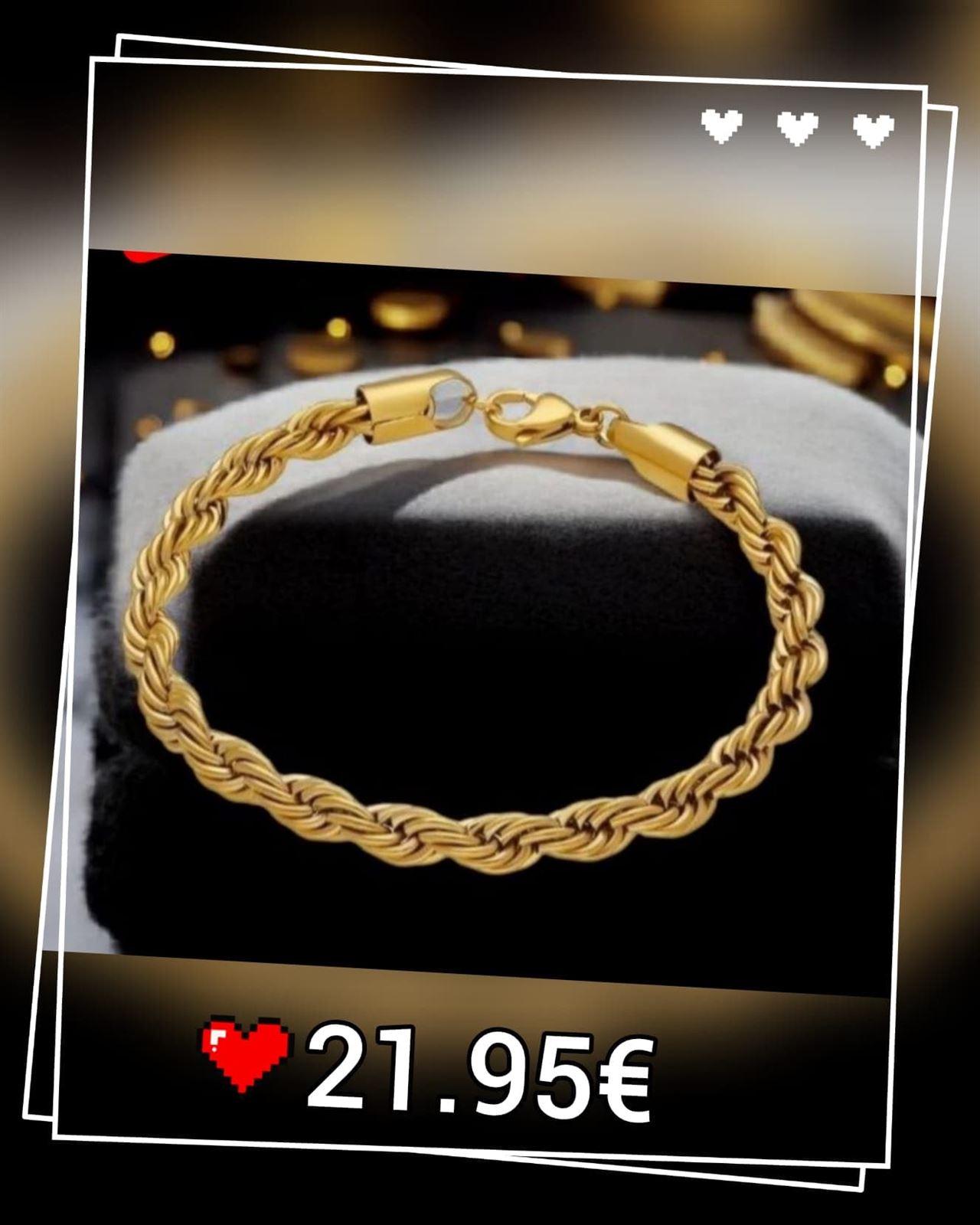 Pulsera cordón salomónico - Imagen 1