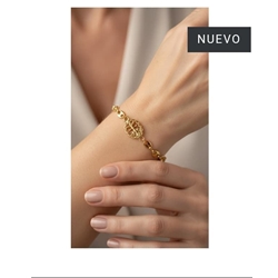 Pulsera cruz de Caravaca acero - Imagen 1