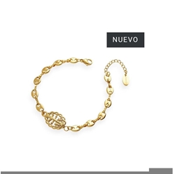 Pulsera cruz de Caravaca acero - Imagen 2