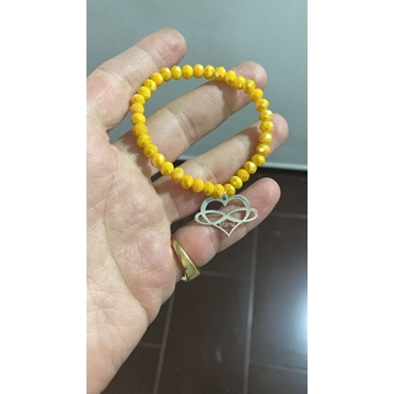 Pulsera de bolas con corazón Mamá - Imagen 1