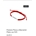 Pulsera de cordón con placa personalizada plata de primera ley - Imagen 1