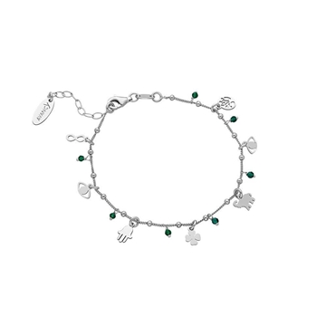 Pulsera de la suerte y protección plata de ley - Imagen 2