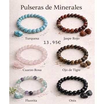 Pulsera de minerales Ágata - Imagen 1