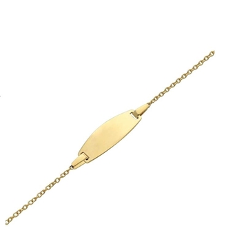 Pulsera esclava bebe oro  9 ktes Avancy - Imagen 2