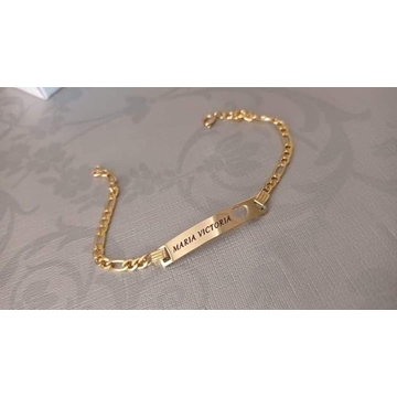 Pulsera esclava con corazón de  mujer - Imagen 2