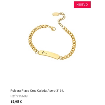 Pulsera esclava cruz - Imagen 1