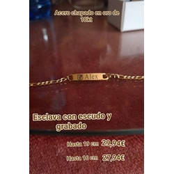 Pulsera esclava de niños con escudo de fútbol - Imagen 1