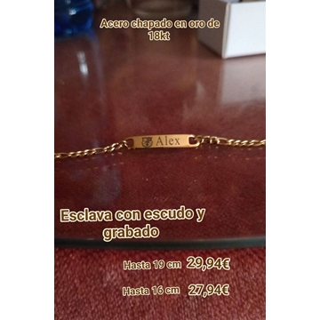 Pulsera esclava de niños con escudo de fútbol - Imagen 1