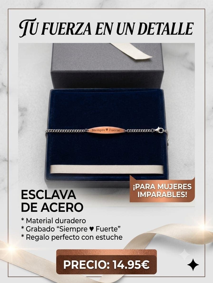 Pulsera esclava personalizada de mujer acero - Imagen 1
