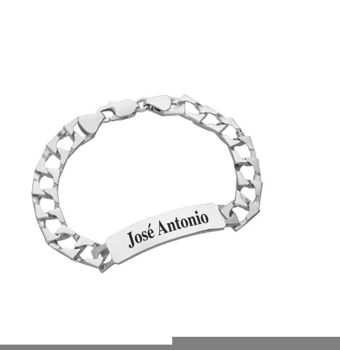 Pulsera esclava plata de ley - Imagen 2