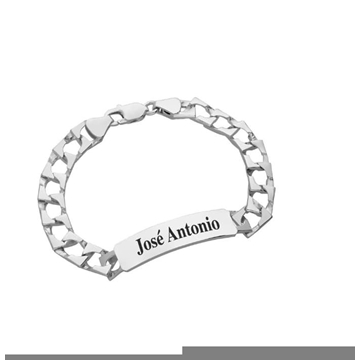 Pulsera esclava plata de ley - Imagen 2